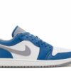 Air Jordan 1 Low ‘True Blue Cement’ Unfading Sneaker
