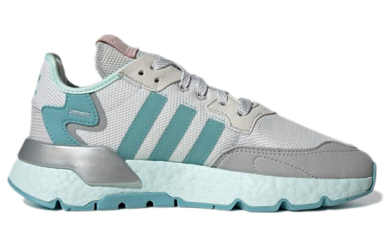 ( Women ) Adidas Originals Nite Jogger Gray Blue White H01729 - Image 2