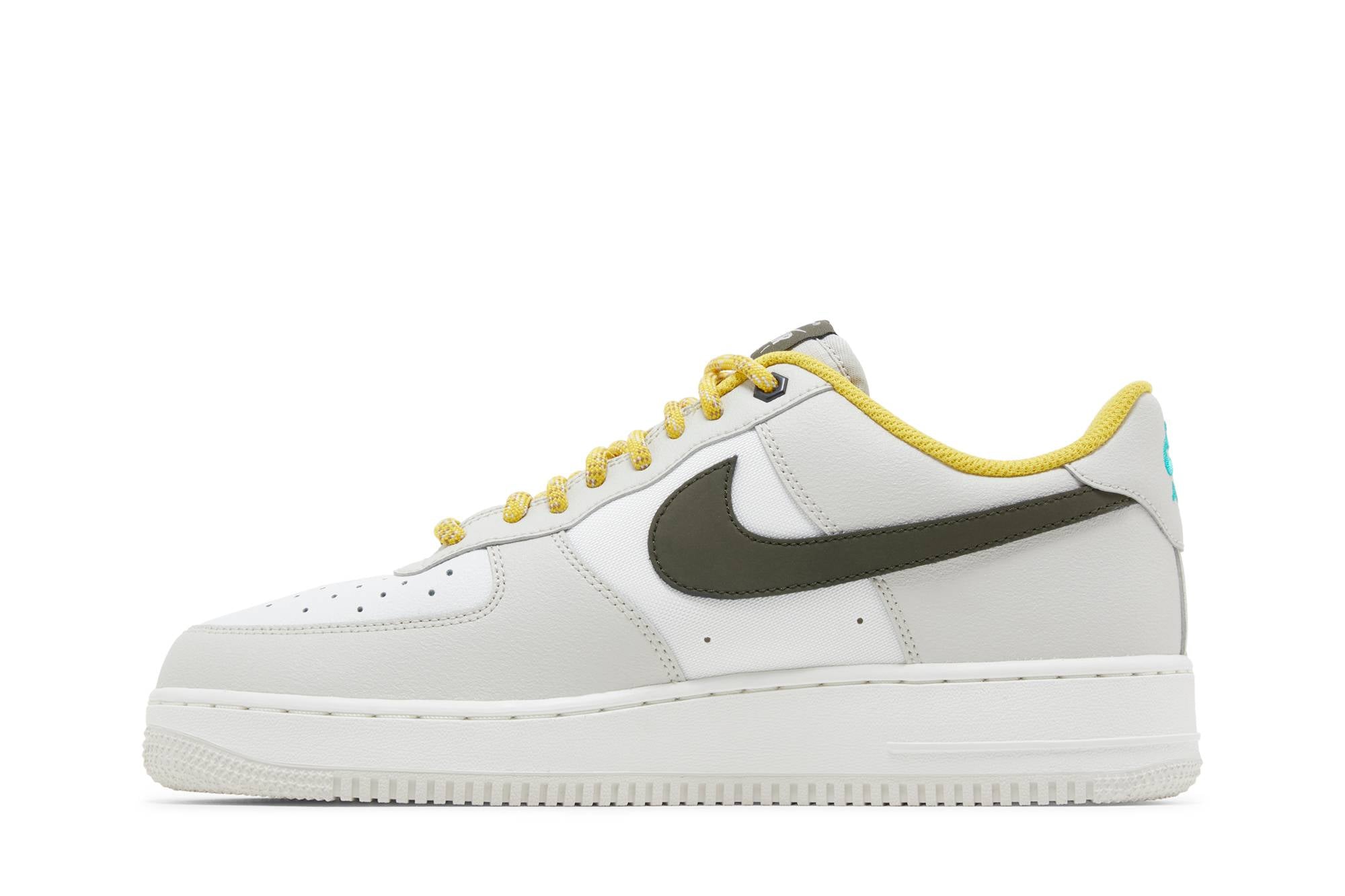Nike Air Force 1 Low Premium Light Bone Vivid Sulfur FV3628-031 - Image 3