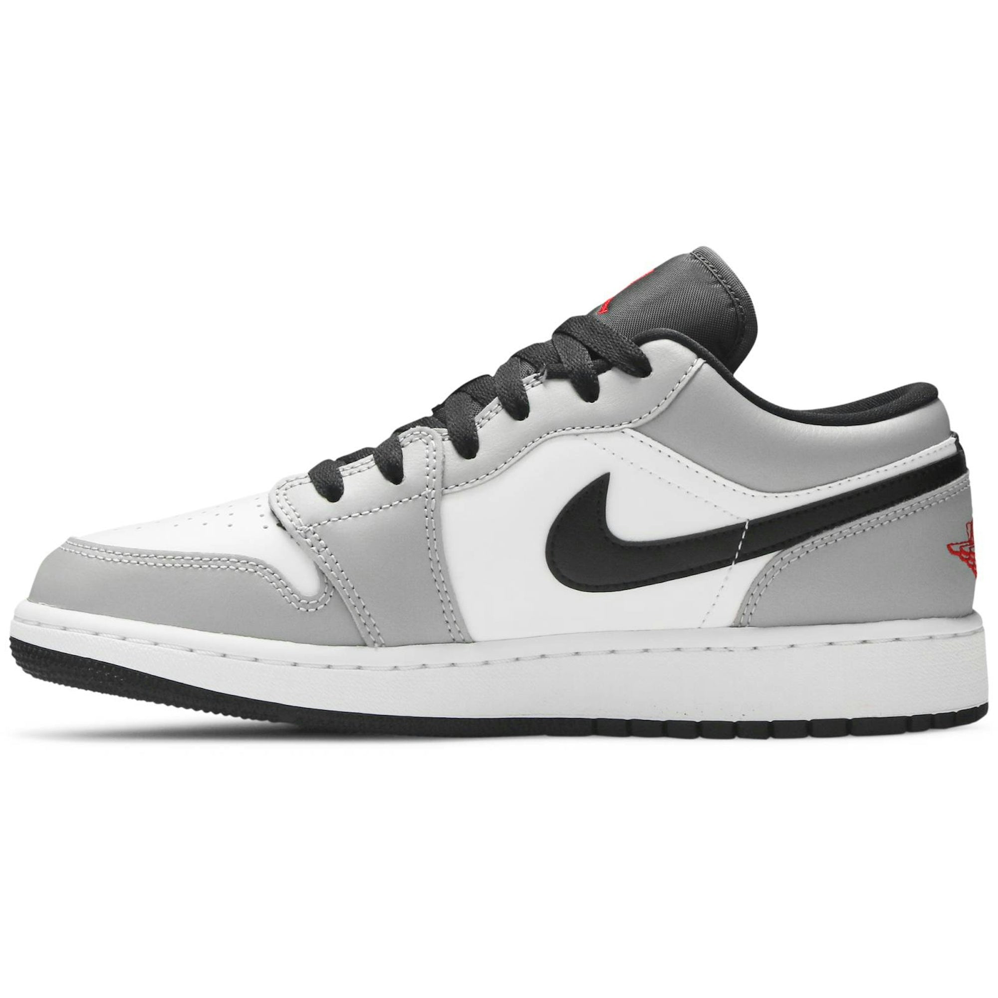 ( Grade School ) Air Jordan 1 Low ‘Light Smoke Grey’ 553560-030 - Image 3