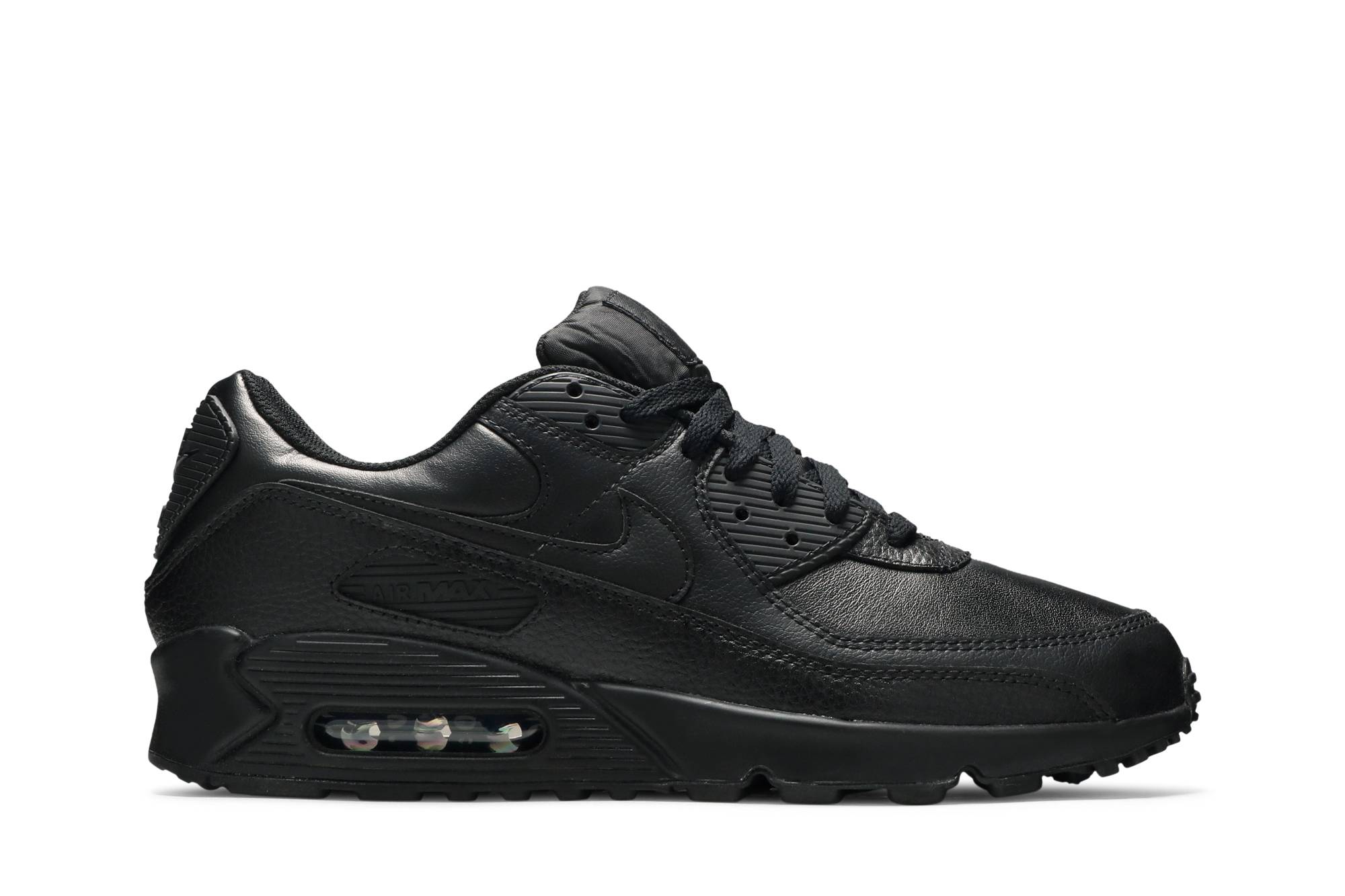 Nike Air Max 90 Leather ‘Triple Black’ ( 20 ) CZ5594-001