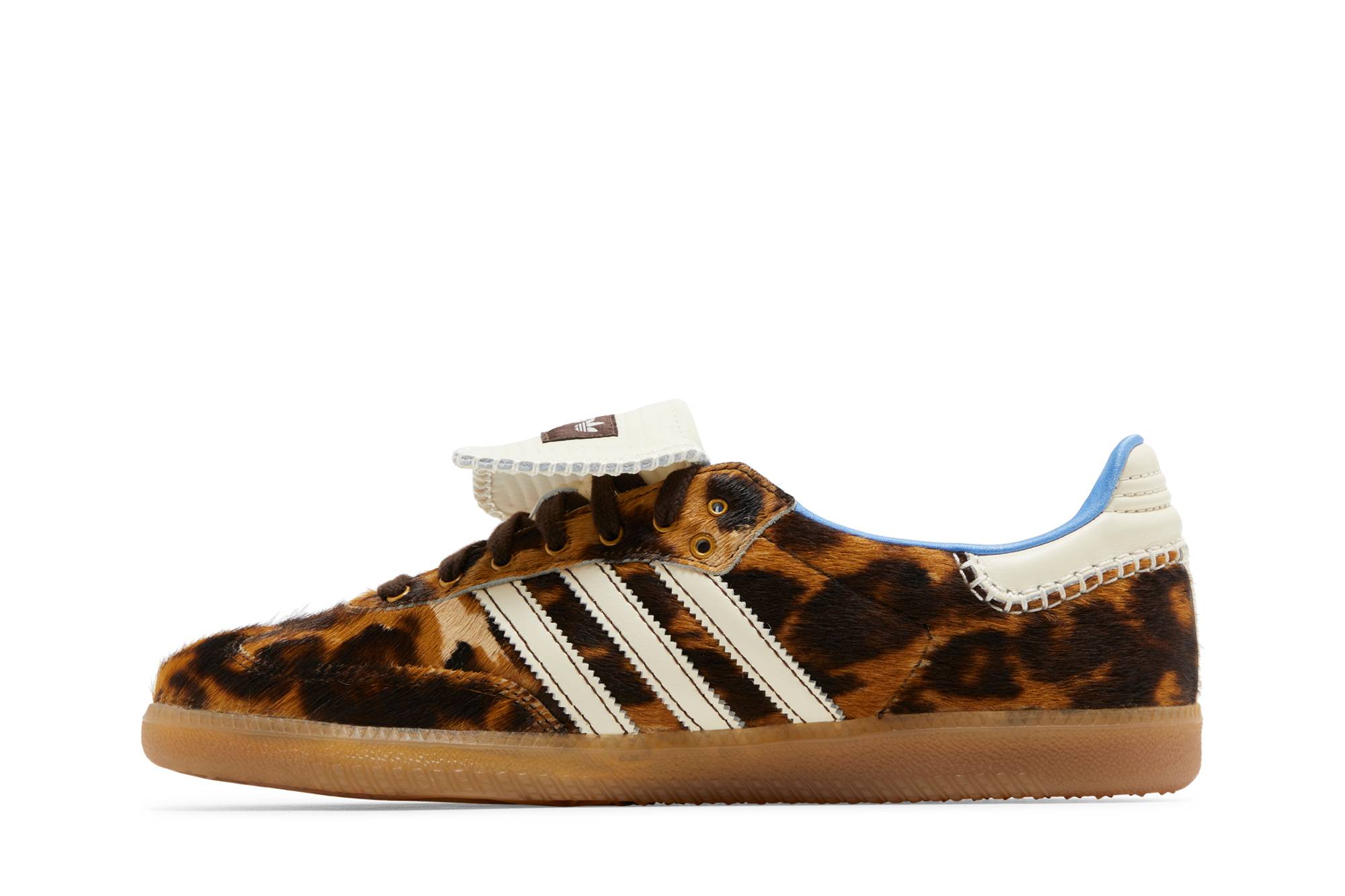 Wales Bonner X Adidas Samba Leopard Pony IE0578 - Image 3