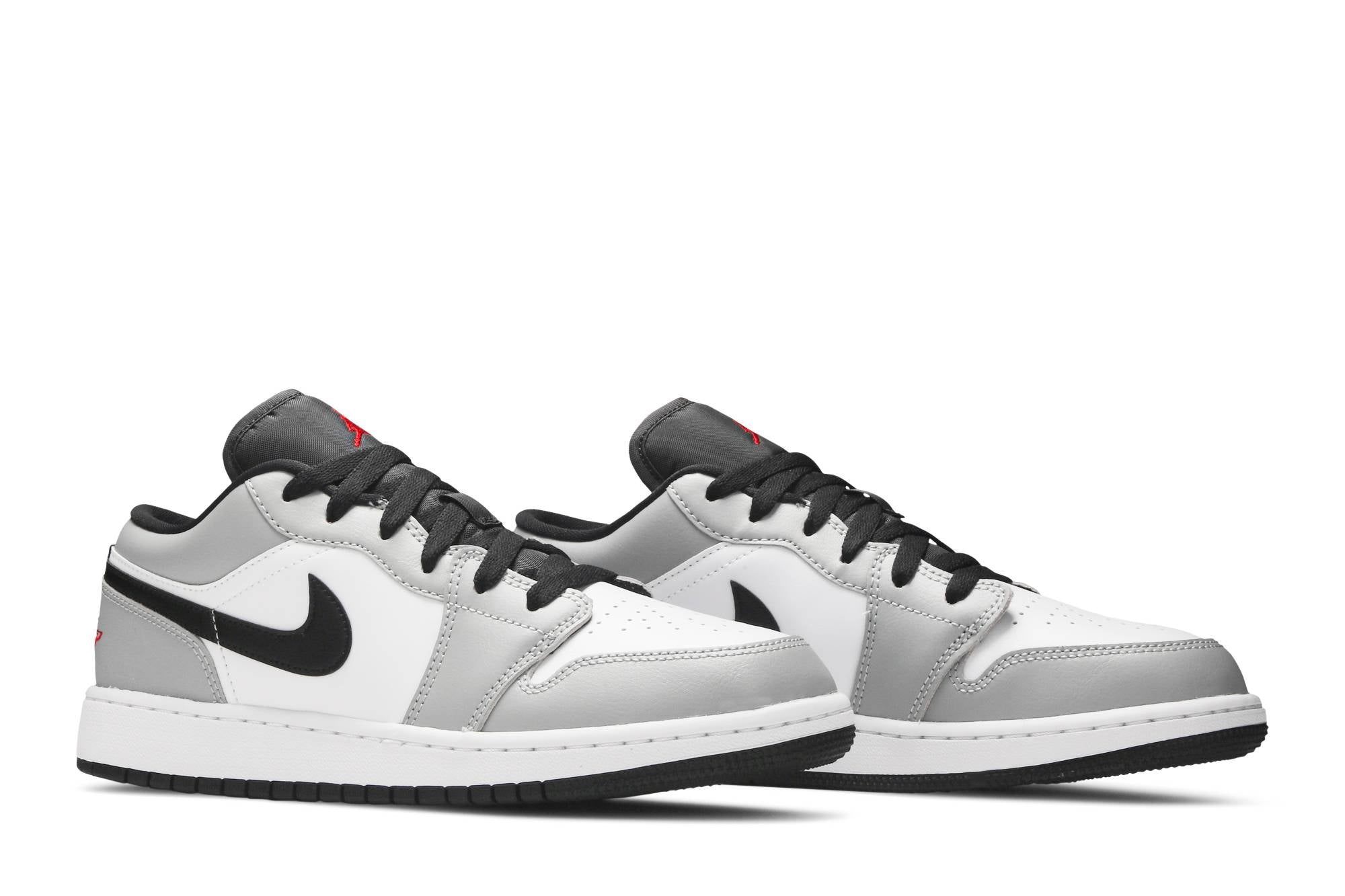 ( Grade School ) Air Jordan 1 Low ‘Light Smoke Grey’ 553560-030 - Image 8