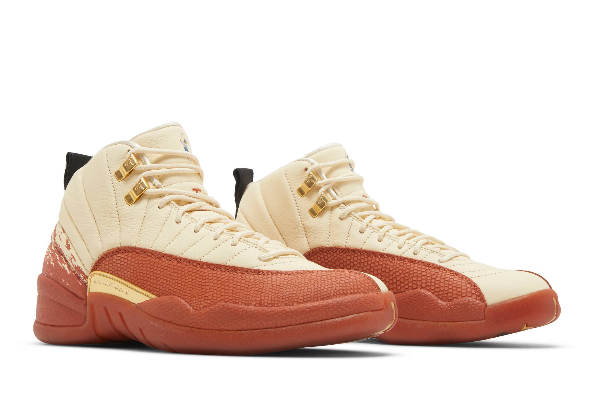 Eastside Golf X Jordan 12 ‘Muslin/Black Burnt Sunrise’ DV1758-108 - Image 8