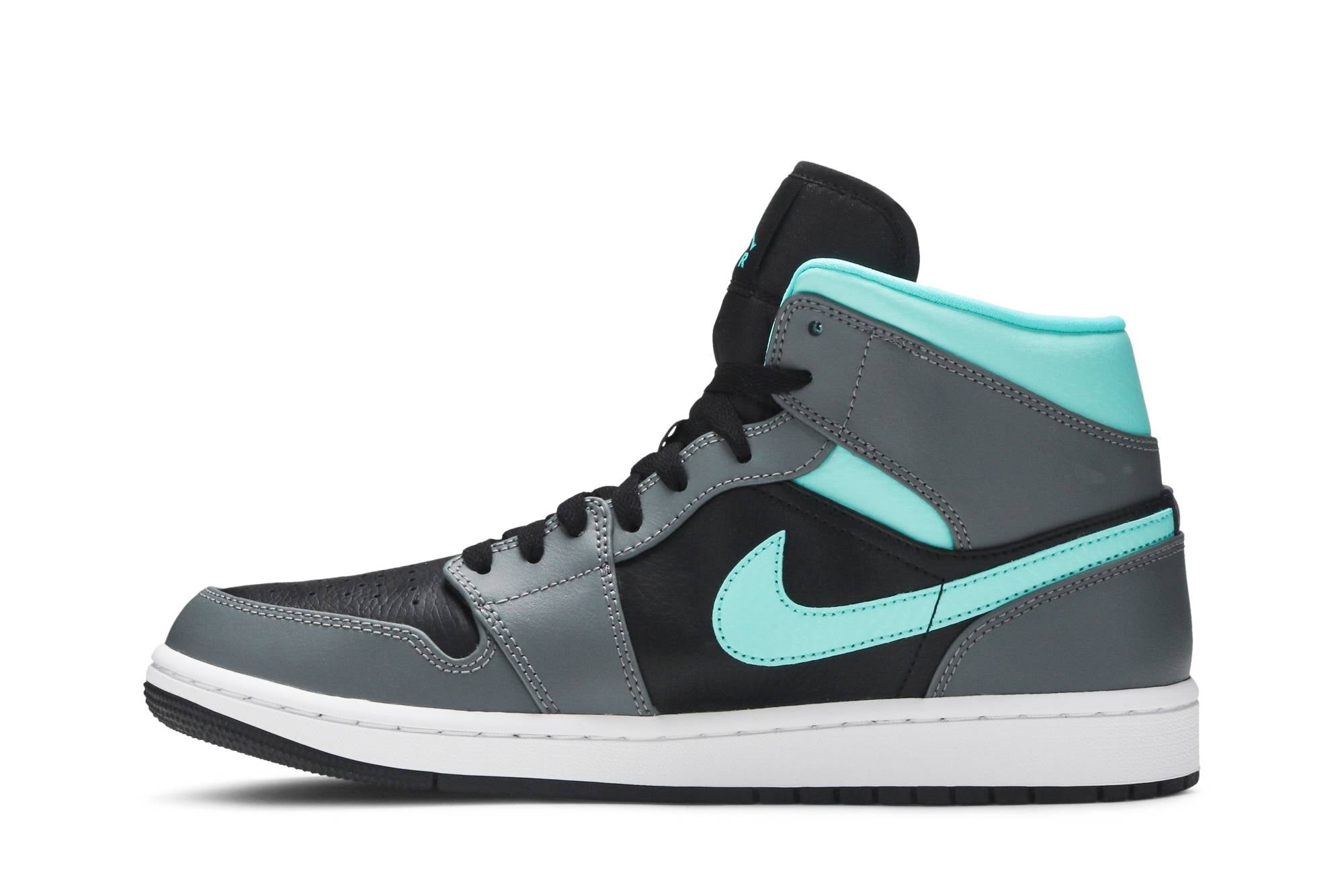 Air Jordan 1 Mid ‘Grey Aqua’ 554724-063 - Image 3