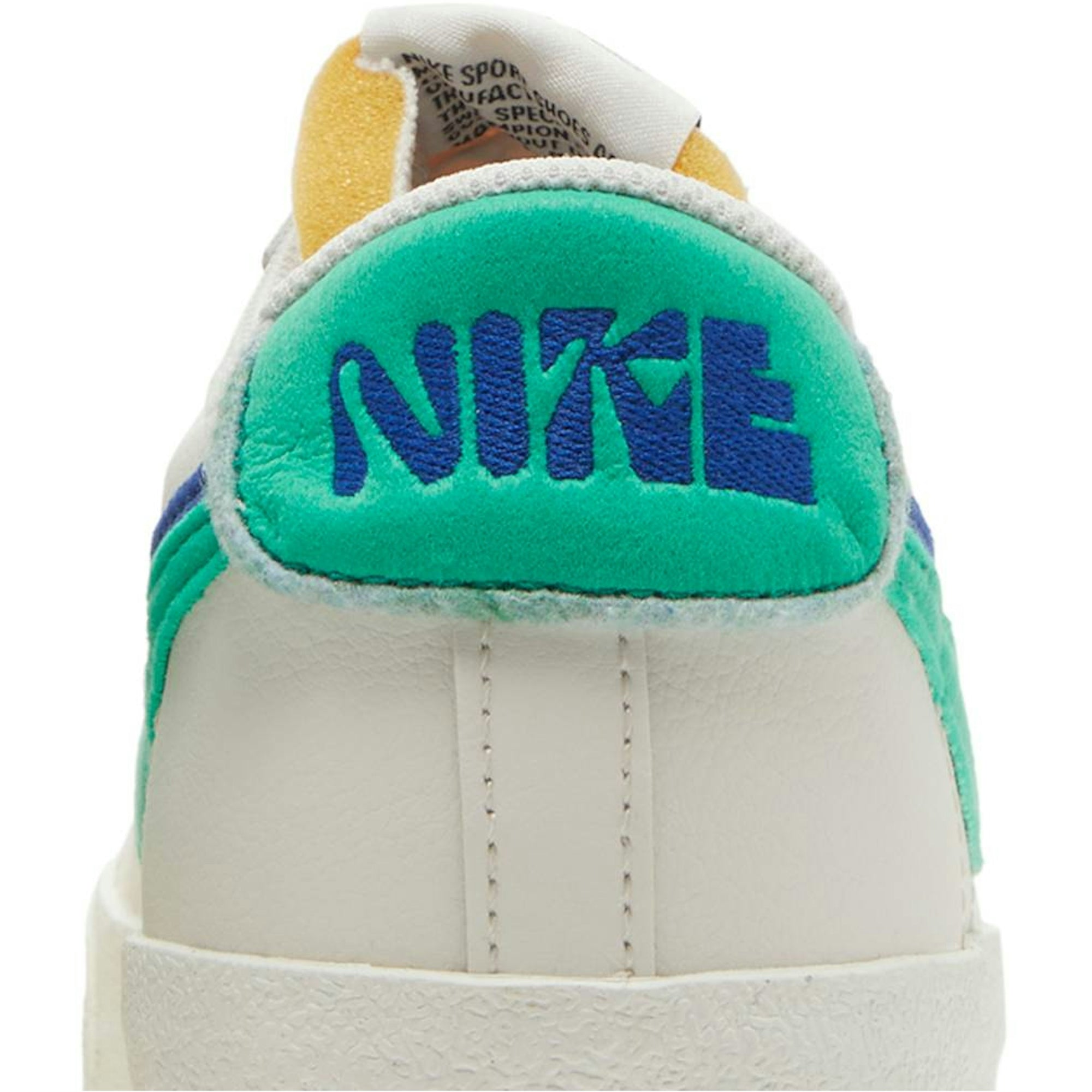 Nike Blazer Low 72 Double Swoosh ‘Sail Green Blue’ DO9777-001 - Image 7