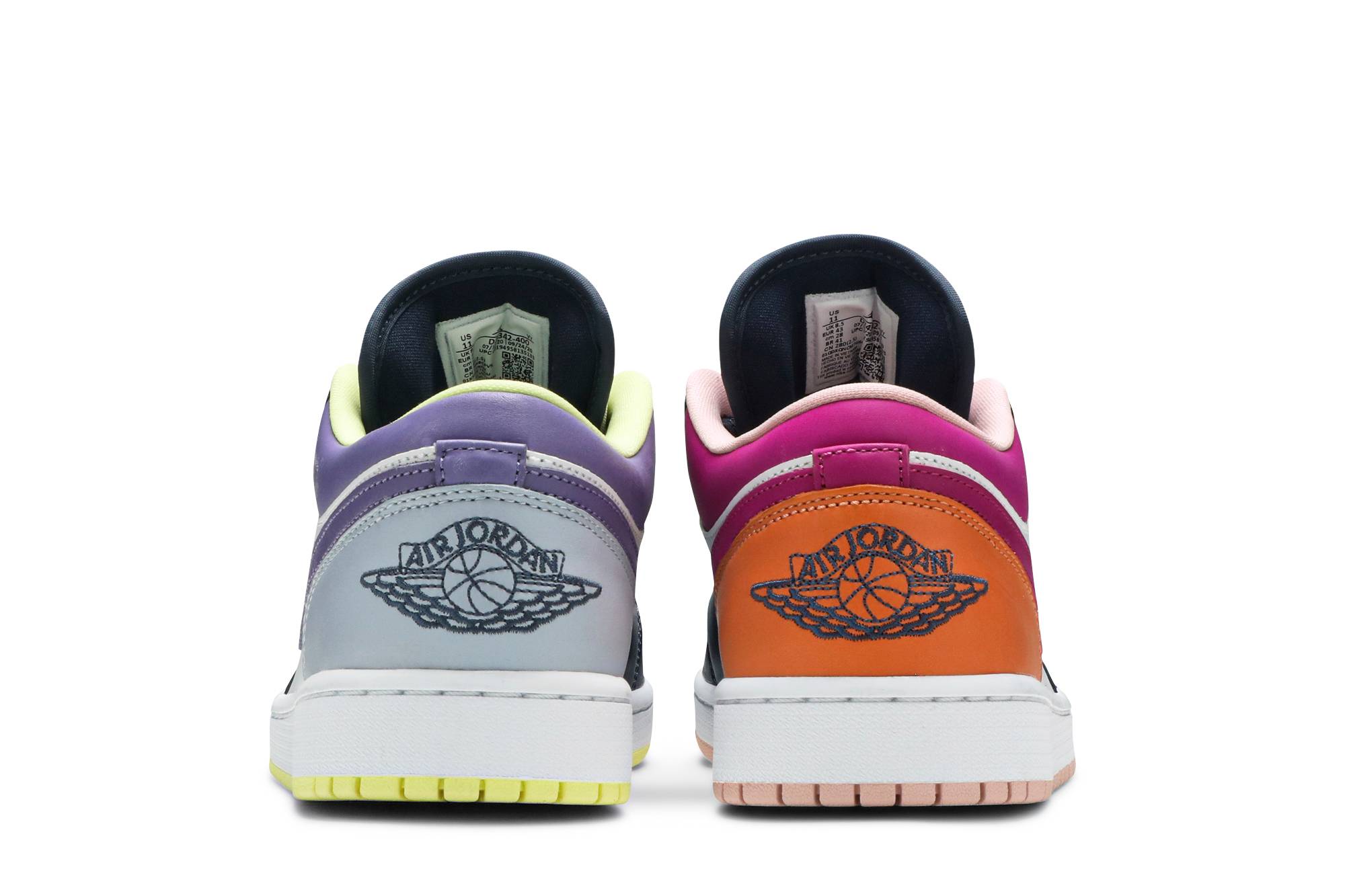 ( Women ) Air Jordan 1 Low SE ‘Mismatched – Purple Magenta’ DJ4342-400 - Image 6