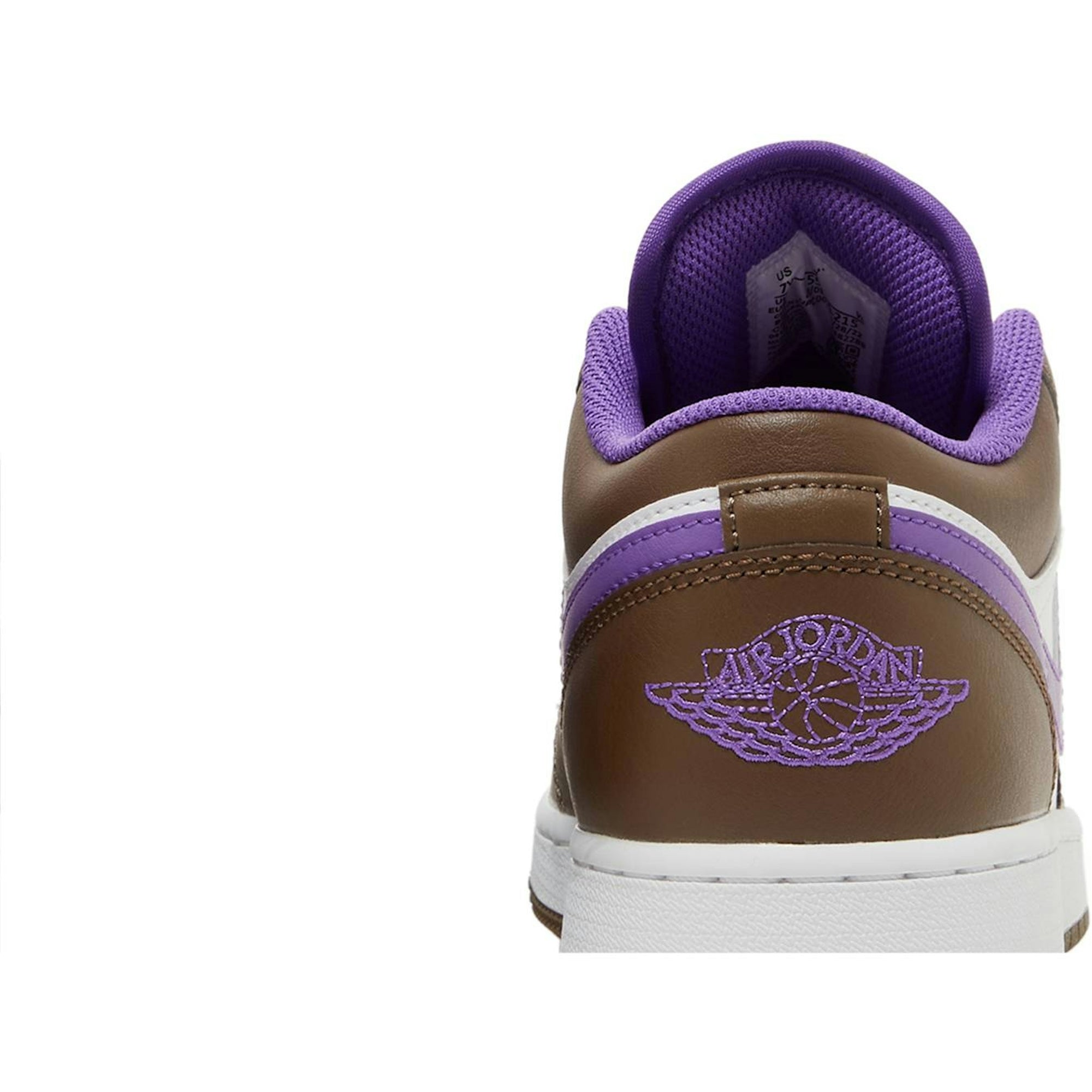 ( Grade School ) Air Jordan 1 Low Purple Mocha 553560-215 - Image 7