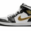 Air Jordan 1 Mid SE “Black Gold Patent Leather”