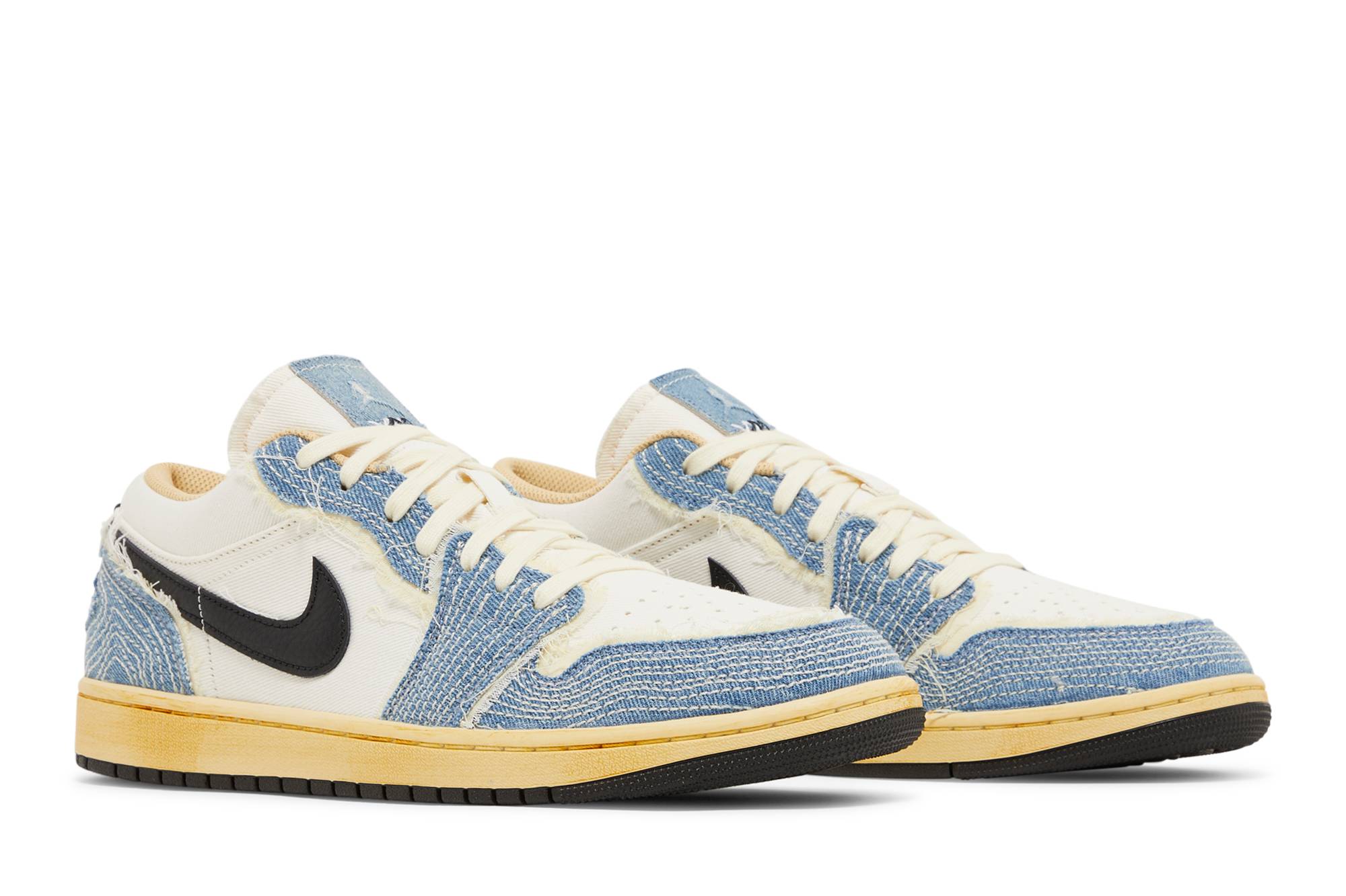 Air Jordan 1 Low ‘Sashiko Denim’ FN7670-493 - Image 8
