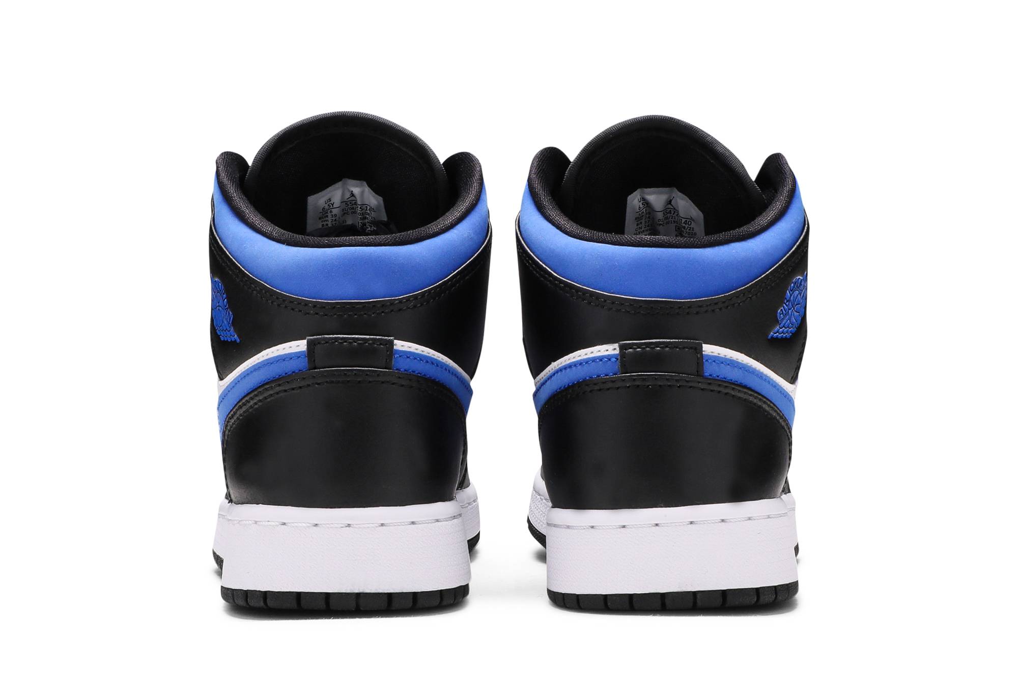 ( Grade School ) Air Jordan 1 Mid ‘Racer Blue’ 2021 554725-140 - Image 6