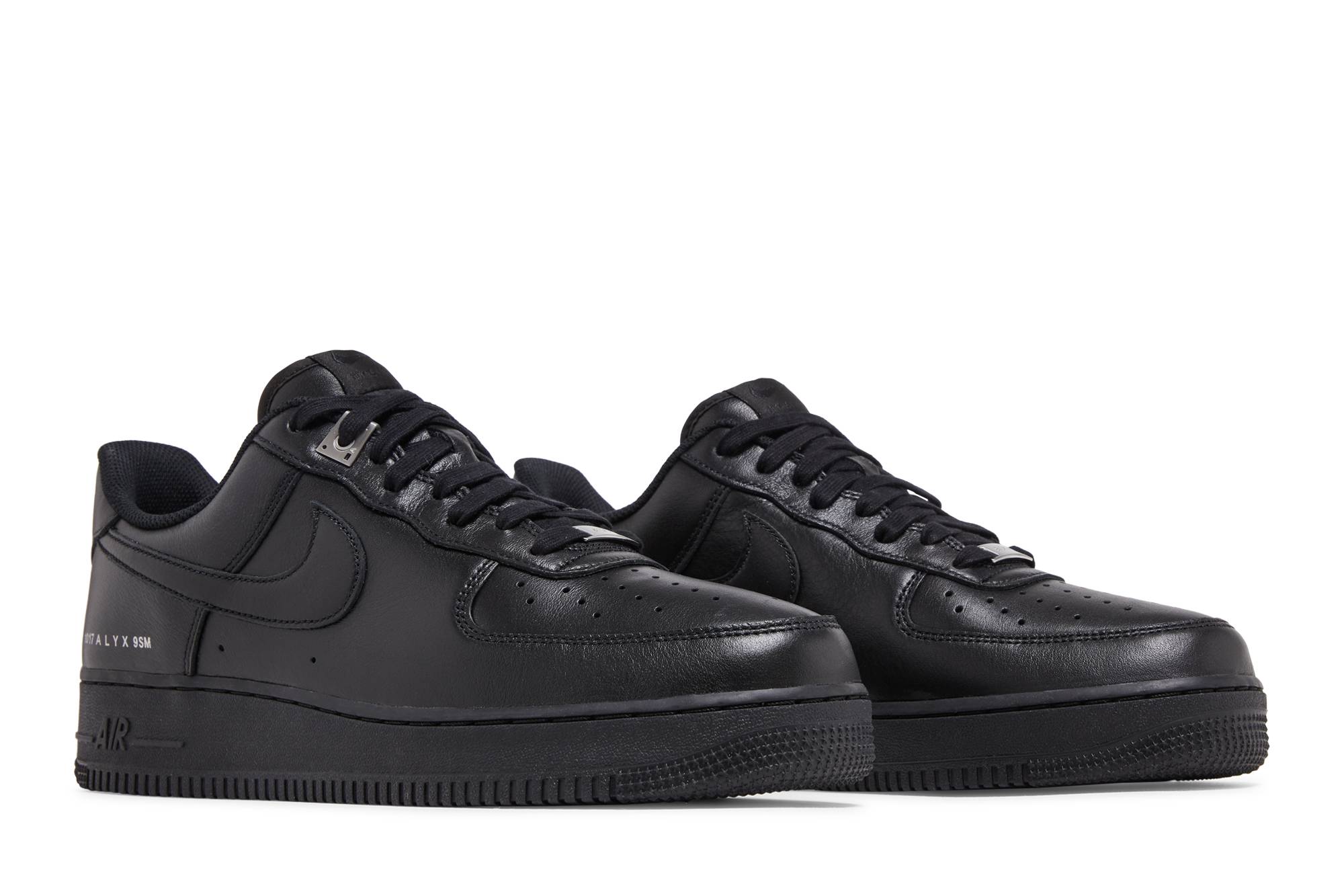 1017 ALYX 9SM X Nike Air Force 1 Low SP Triple Black FJ4908-001 - Image 8