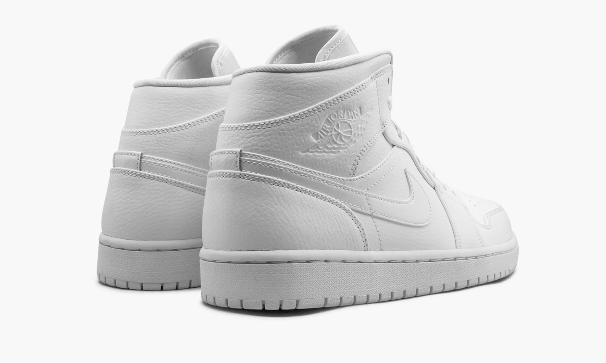 Air Jordan 1 Mid Triple White - Image 5