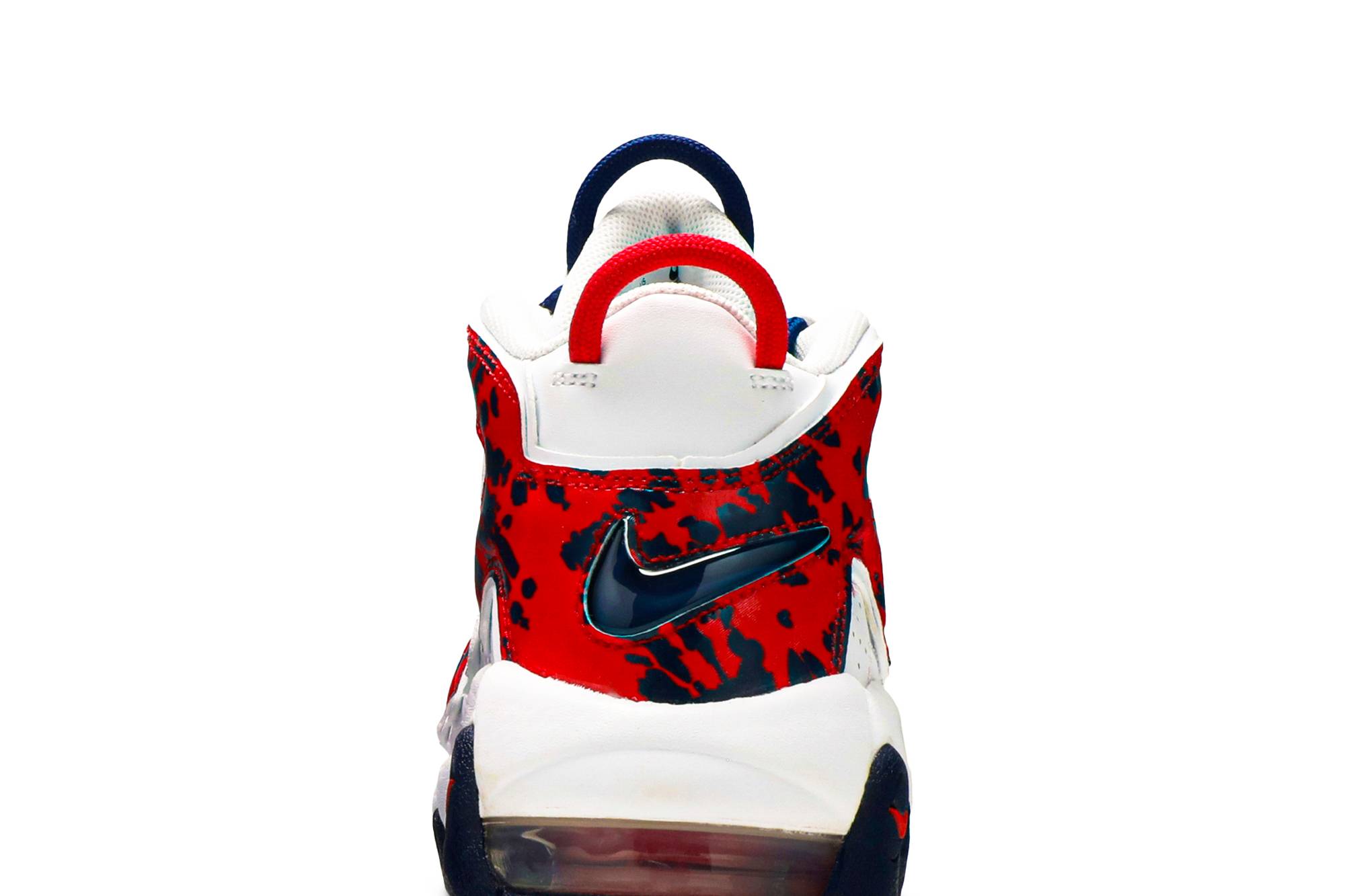 ( Grade School ) Nike Air More Uptempo ‘White Blue Red Camo’ CZ7885-100 - Image 14