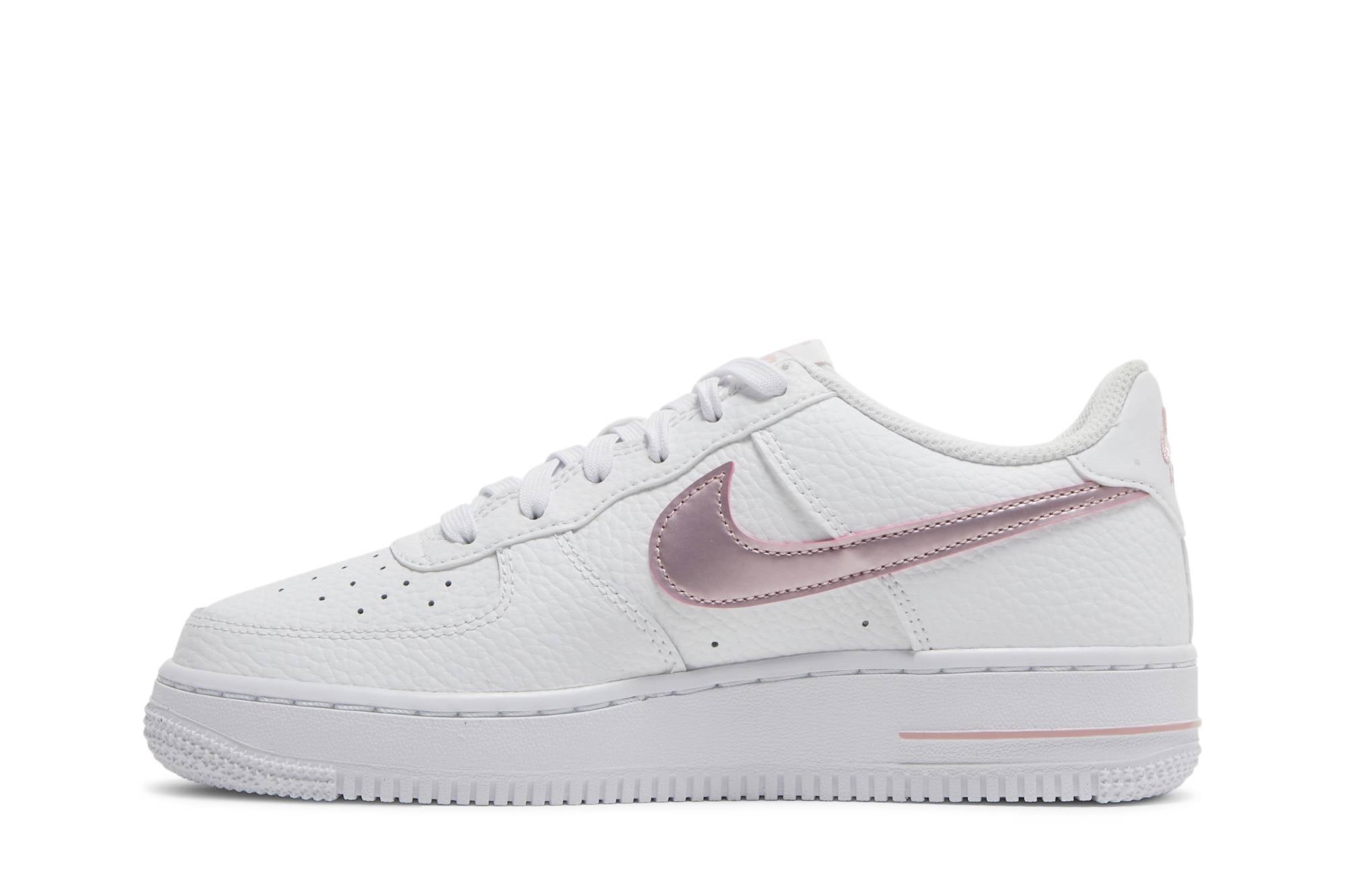 ( Grade School ) Nike Air Force 1 Low White Pink Glaze CT3839-104 - Image 3