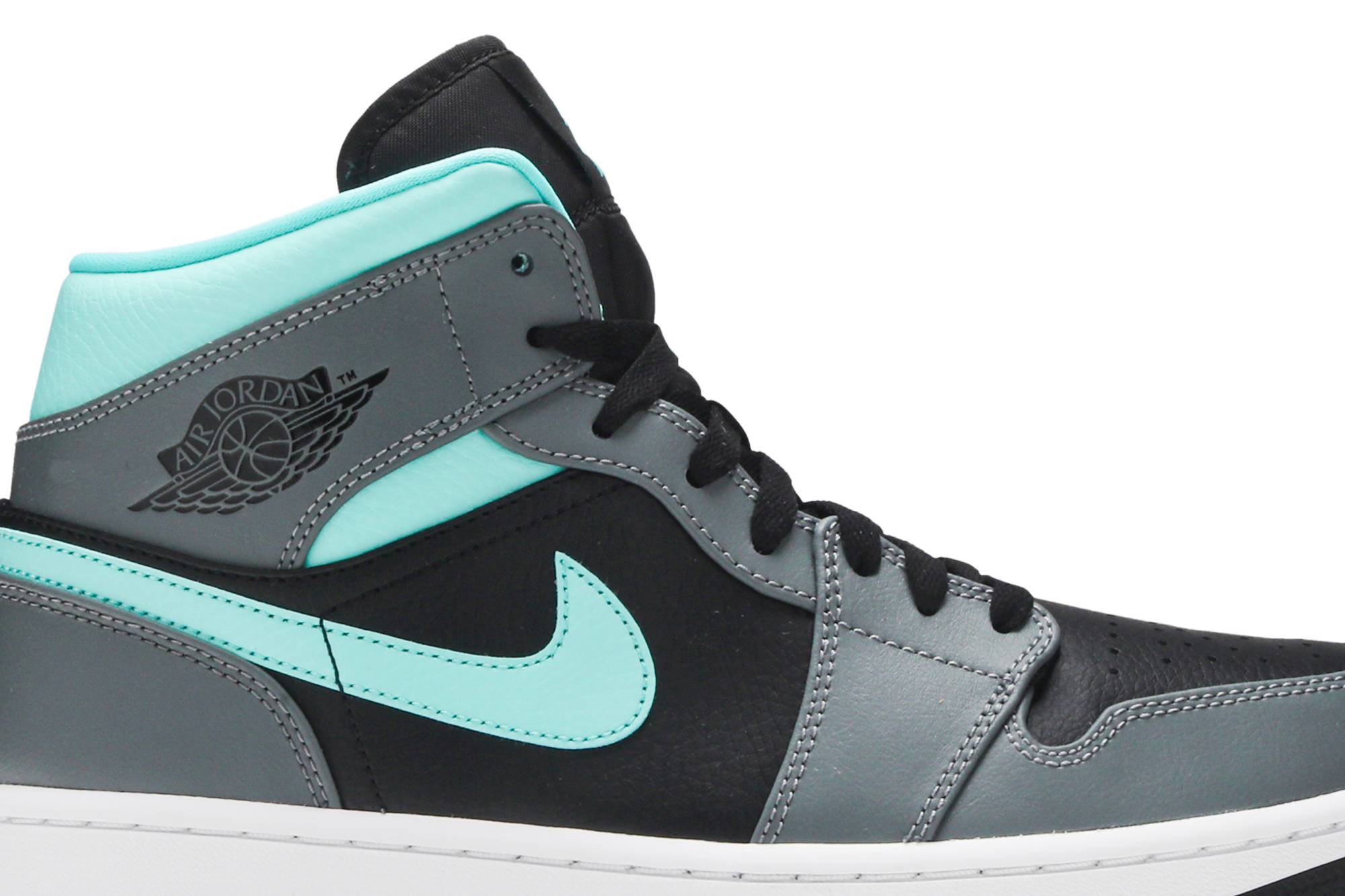 Air Jordan 1 Mid ‘Grey Aqua’ 554724-063 - Image 2