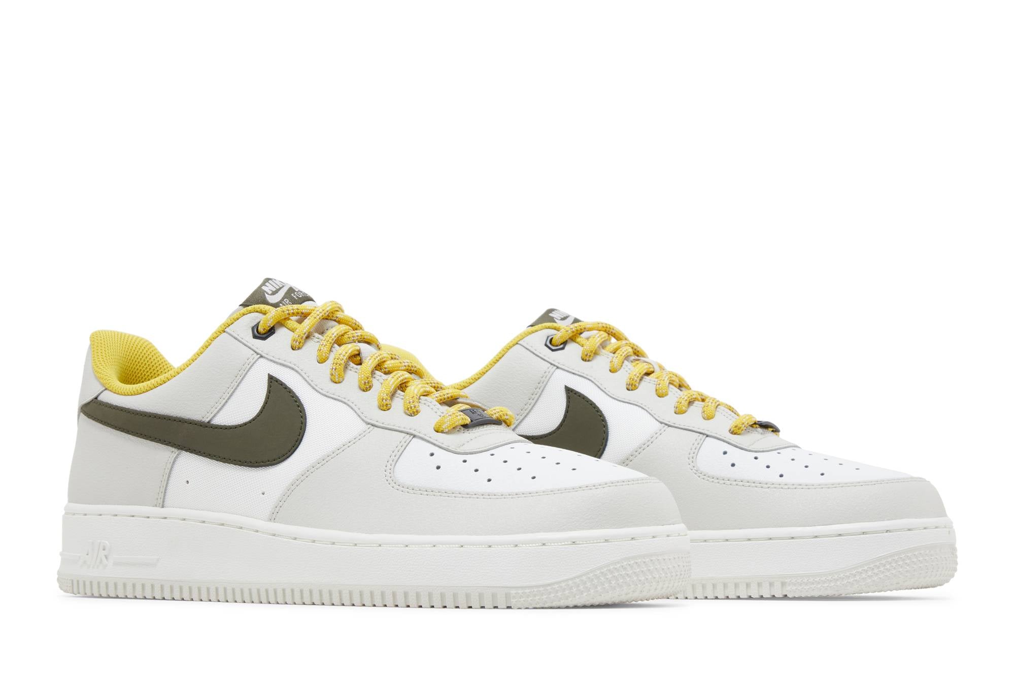 Nike Air Force 1 Low Premium Light Bone Vivid Sulfur FV3628-031 - Image 8