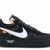 Off White X Air Force 1 Low Black Unfading Sneaker