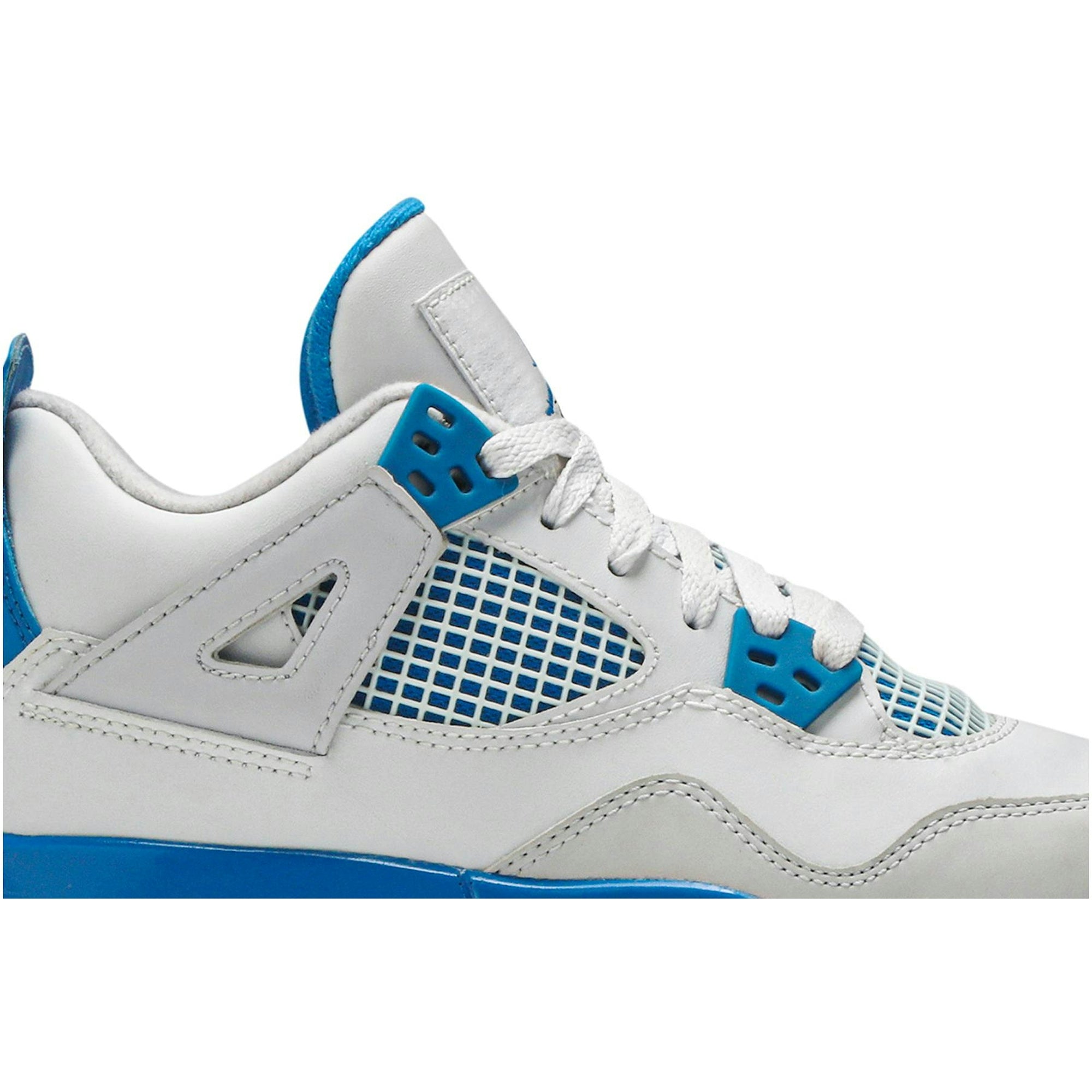 ( Grade School ) Air Jordan 4 Retro 2012 Military Blue 408452-105 - Image 2
