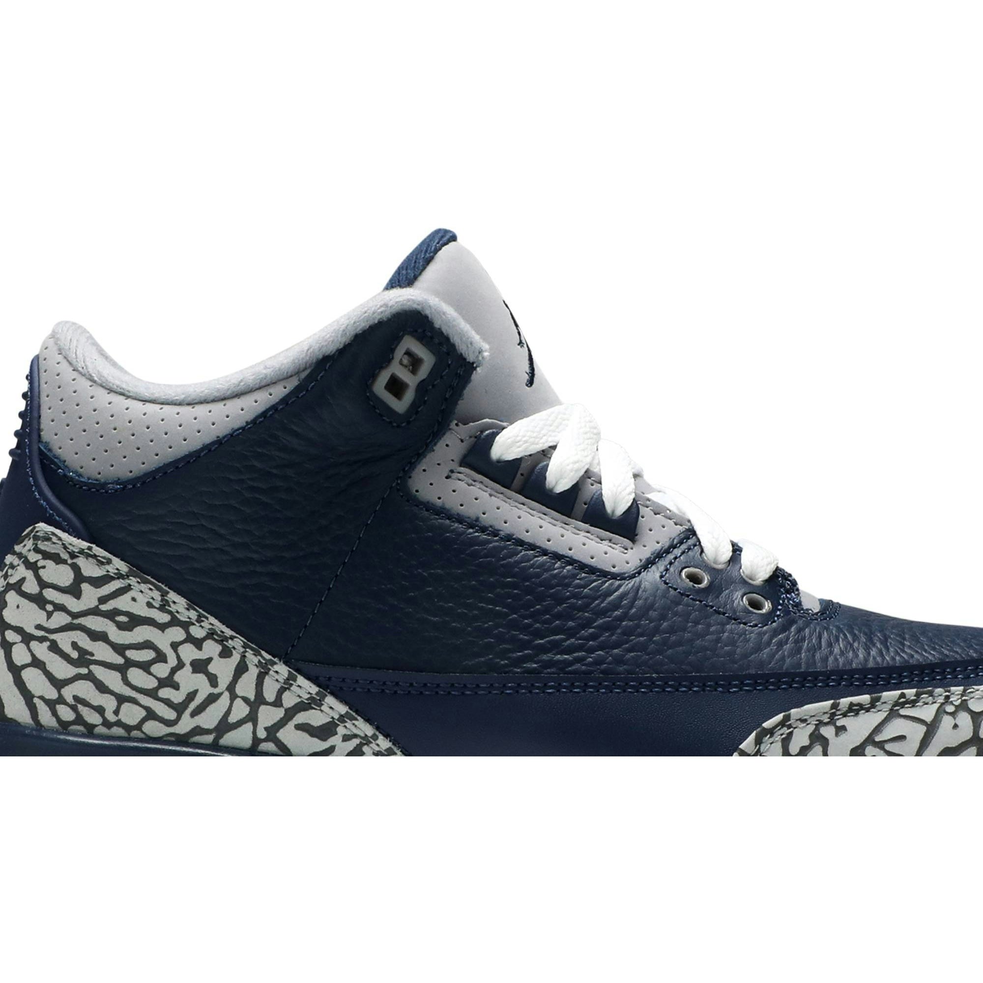 ( Grade School ) Air Jordan 3 Retro Georgetown 398614-401 - Image 2