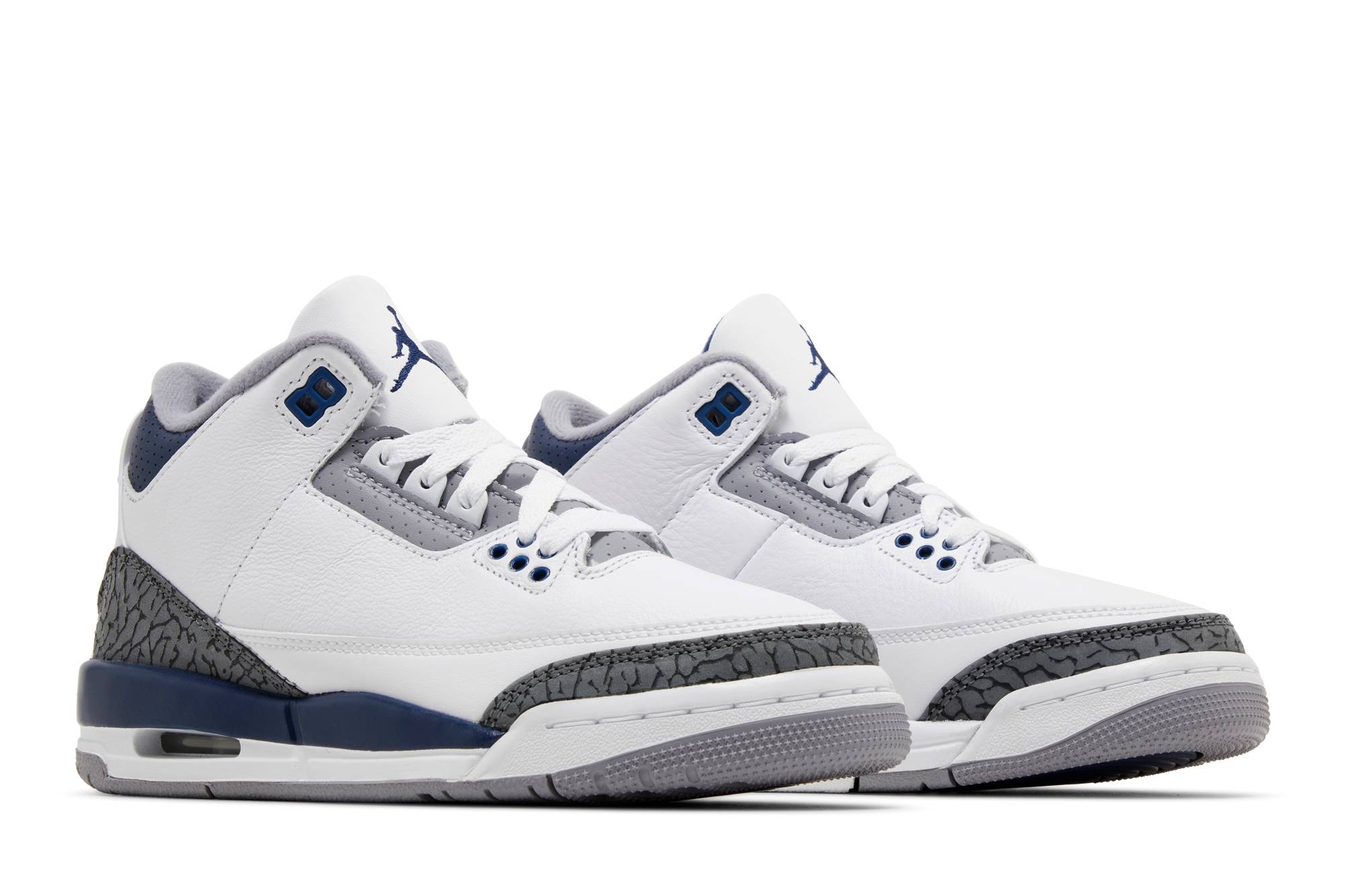 ( Grade School ) Air Jordan 3 Retro Midnight Navy DM0967-140 - Image 8