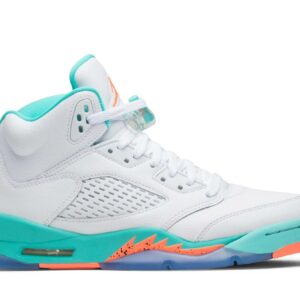 ( Grade School ) Air Jordan 5 Retro ‘Light Aqua’ 440892-100