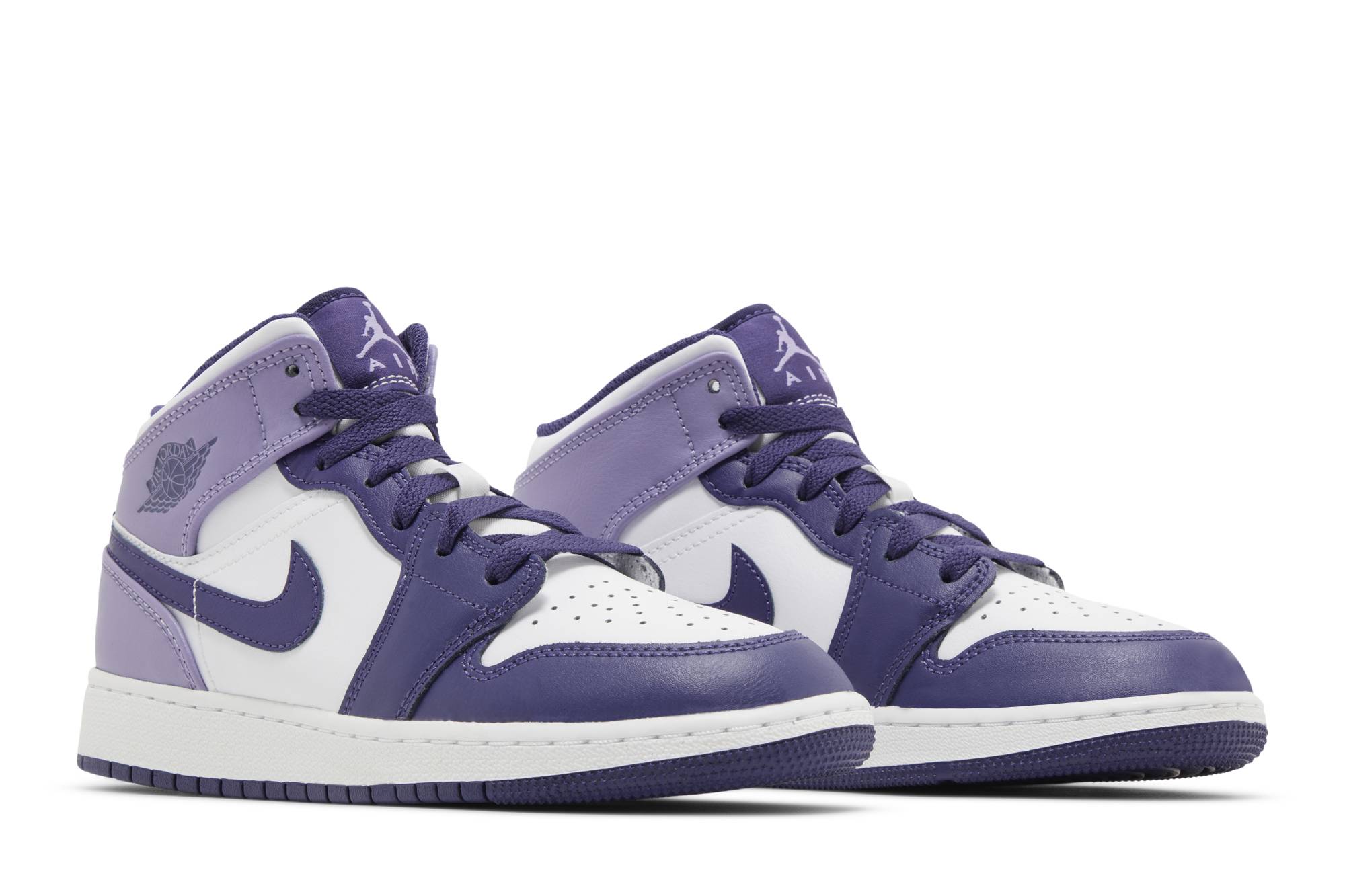 ( Grade School ) Air Jordan 1 Mid Sky J Purple DQ8423-515 - Image 8