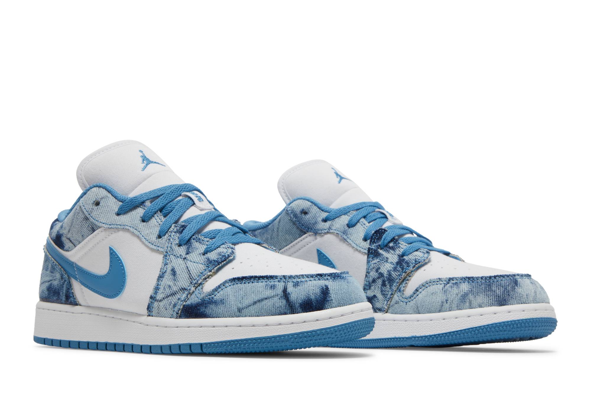 ( Grade School ) Air Jordan 1 Low ‘Washed Denim’ DM8947-100 - Image 15