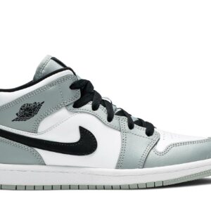 ( Preschool ) Air Jordan 1 Mid Light Smoke Grey 640734-092