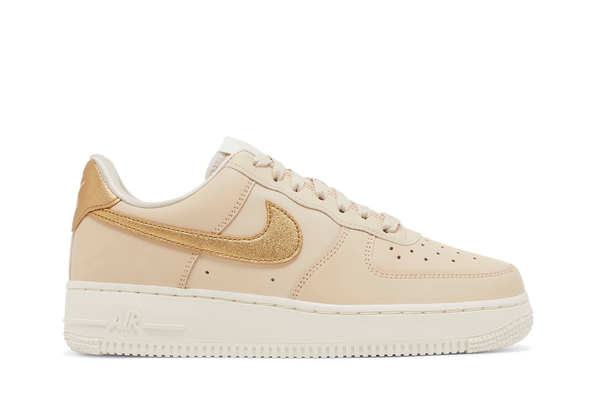 ( Women ) Nike Air Force 1 ’07 Essential ‘Sanddrift Gold’ DQ7569-102