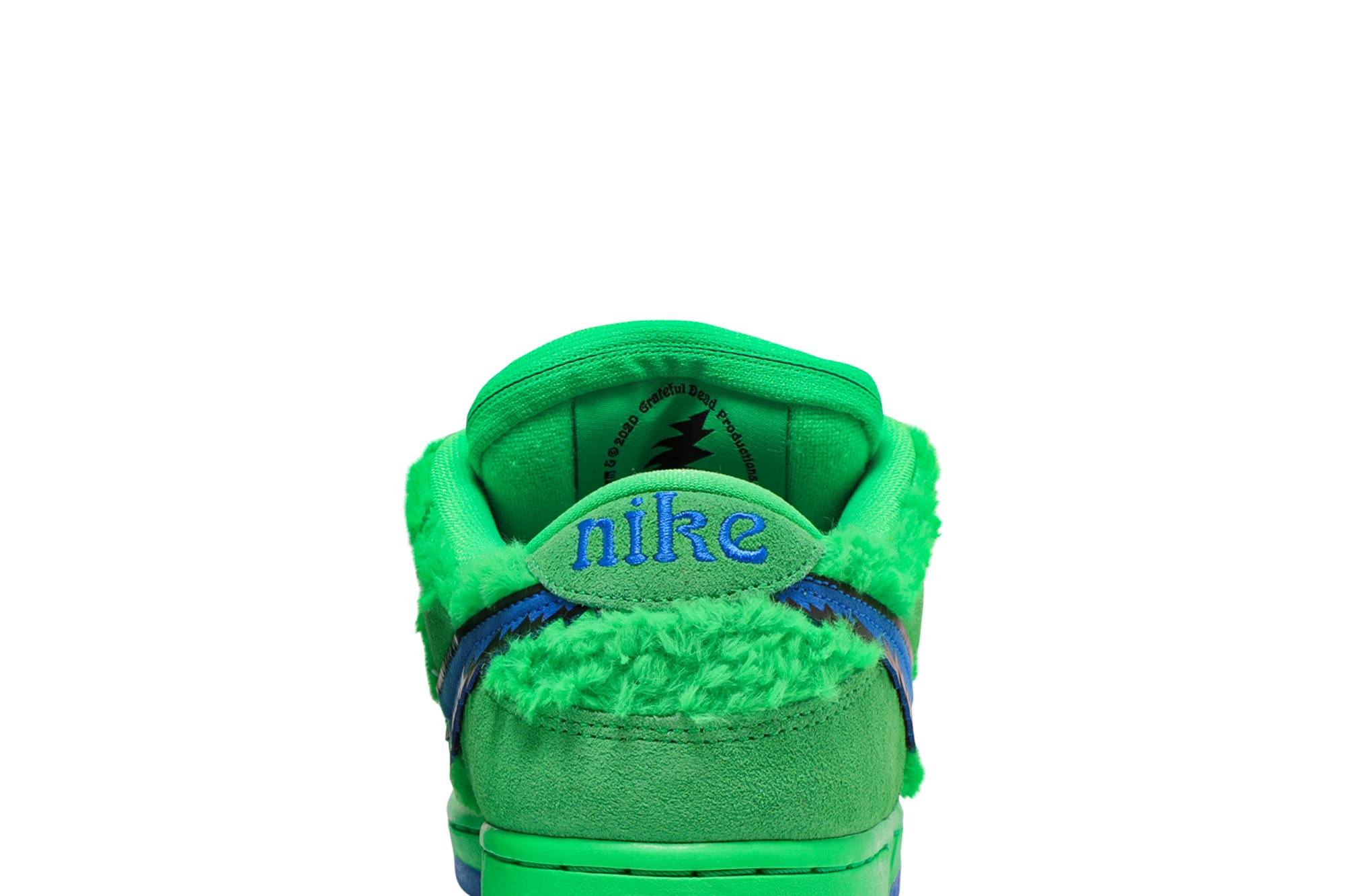 Grateful Dead X Nike SB Dunk Low Green Bear CJ5378-300 - Image 7