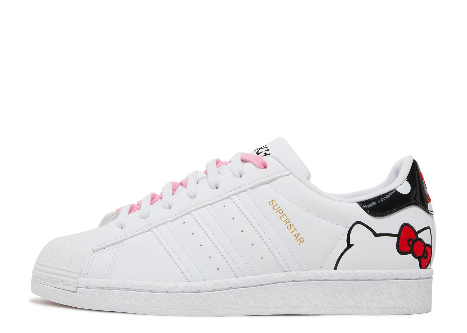 ( Women ) Hello Kitty X Adidas Superstar ‘White Bliss Pink’ GW7168 - Image 6