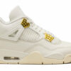 ( Women ) Air Jordan 4 Retro ‘Metallic Gold’ AQ9129-170