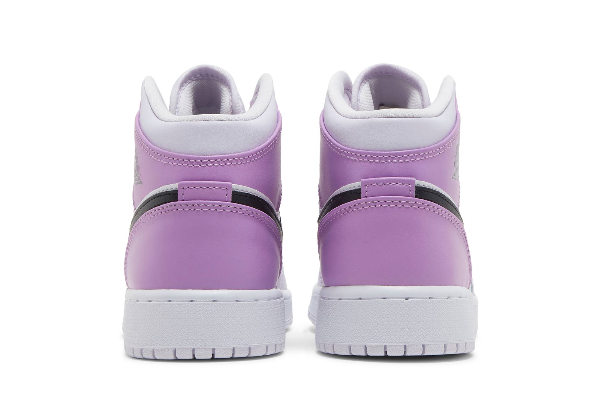 ( Grade School ) Air Jordan 1 Mid Barely Grape DQ8423-501 - Image 6