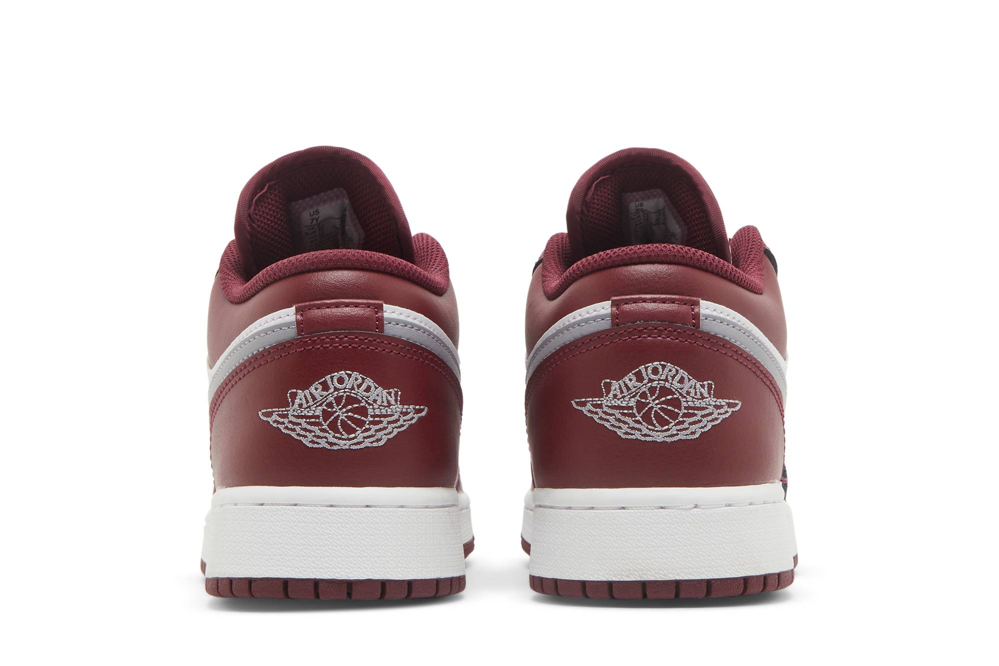 ( Grade School ) Air Jordan 1 Low Bordeaux 553560-615 - Image 6