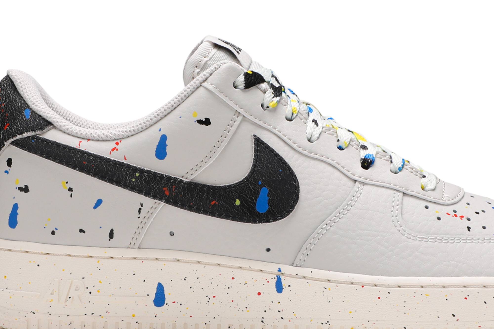 Nike Air Force 1 ’07 LV8 ‘Paint Splatter – Light Bone’ CZ0339-001 - Image 9