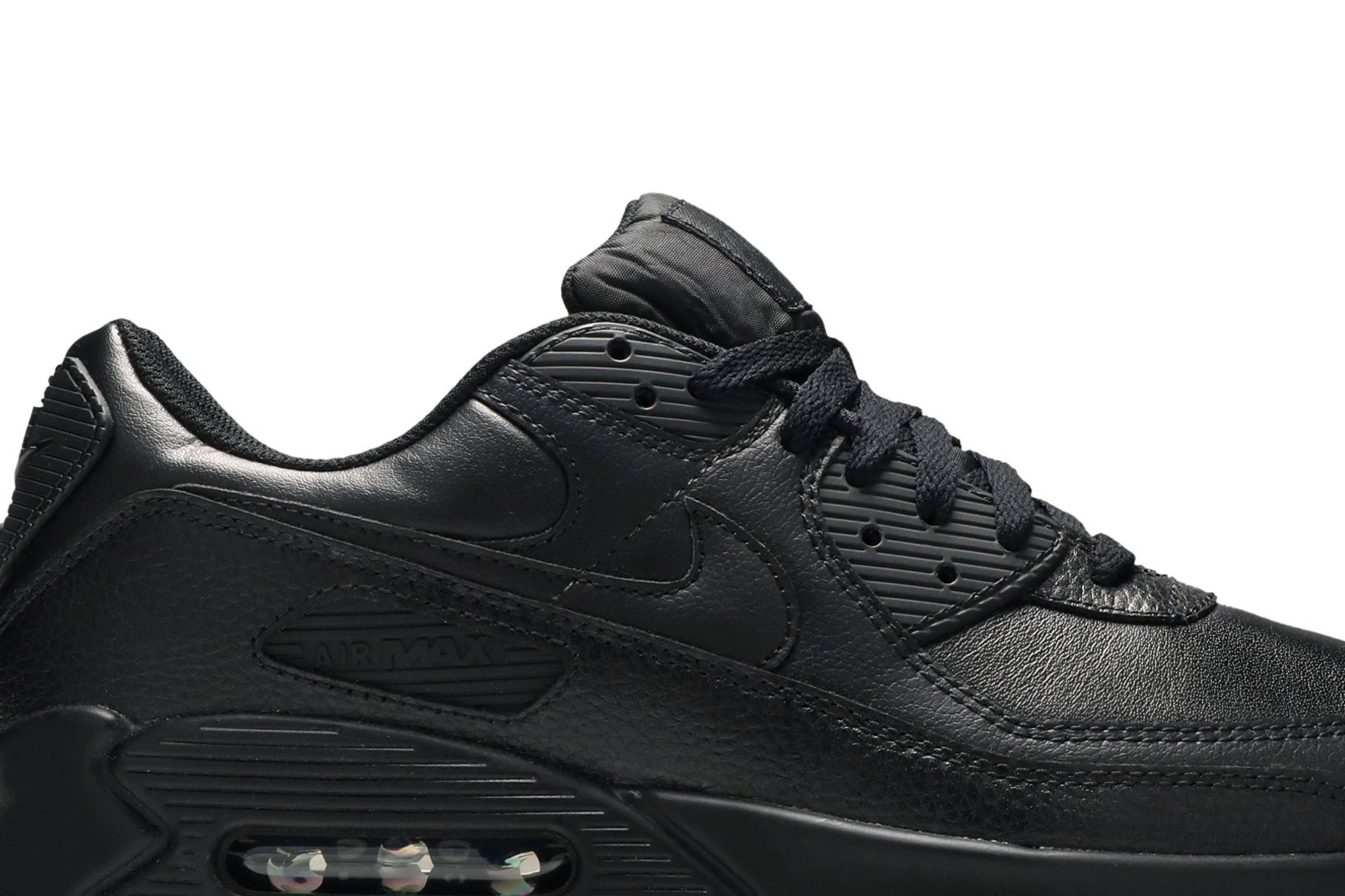 Nike Air Max 90 Leather ‘Triple Black’ ( 20 ) CZ5594-001 - Image 2