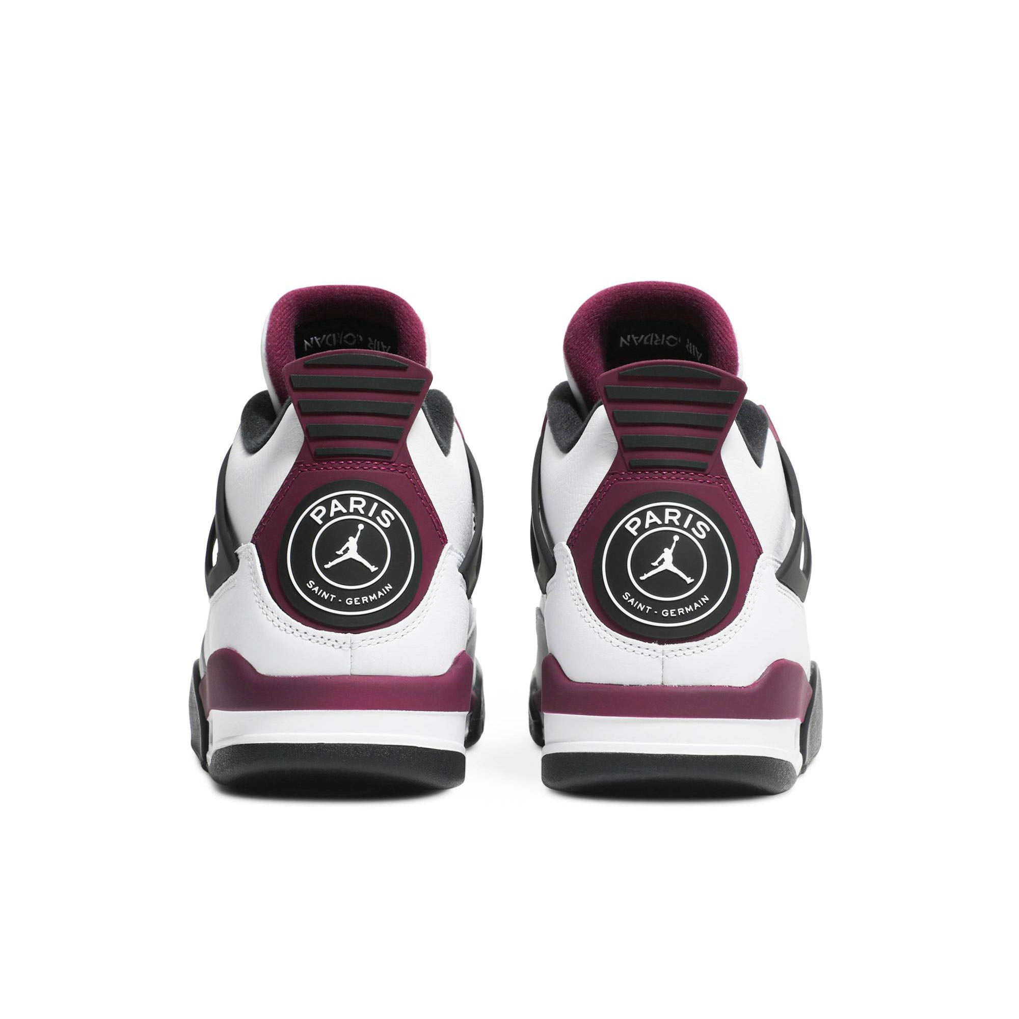 Paris Saint-Germain X Air Jordan 4 Retro GS Bordeaux CZ6509-100 - Image 6