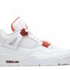 Air Jordan 4 Retro ‘Orange Metallic’ Unfading Sneaker