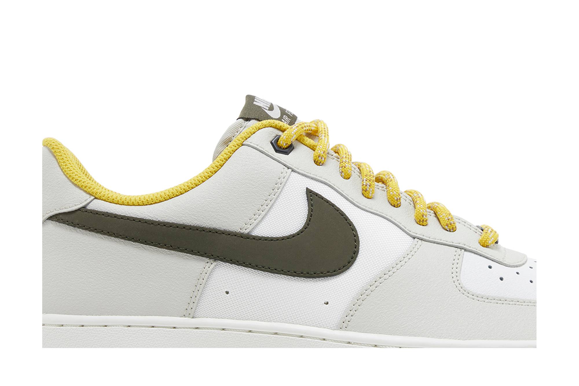 Nike Air Force 1 Low Premium Light Bone Vivid Sulfur FV3628-031 - Image 2