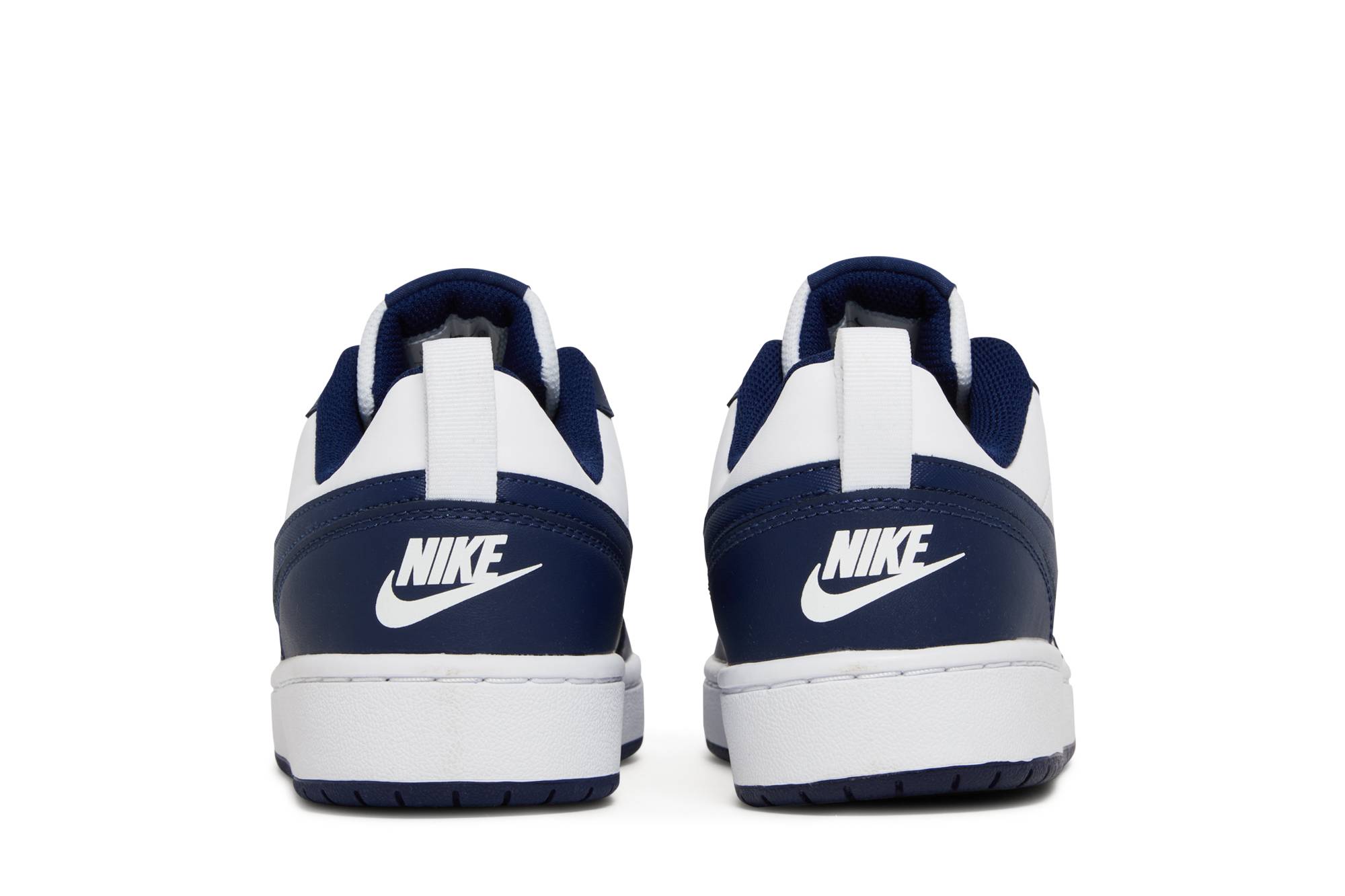 ( Grade School ) Nike Court Borough Low 2 ‘White Blue Void’ BQ5448-107 - Image 6