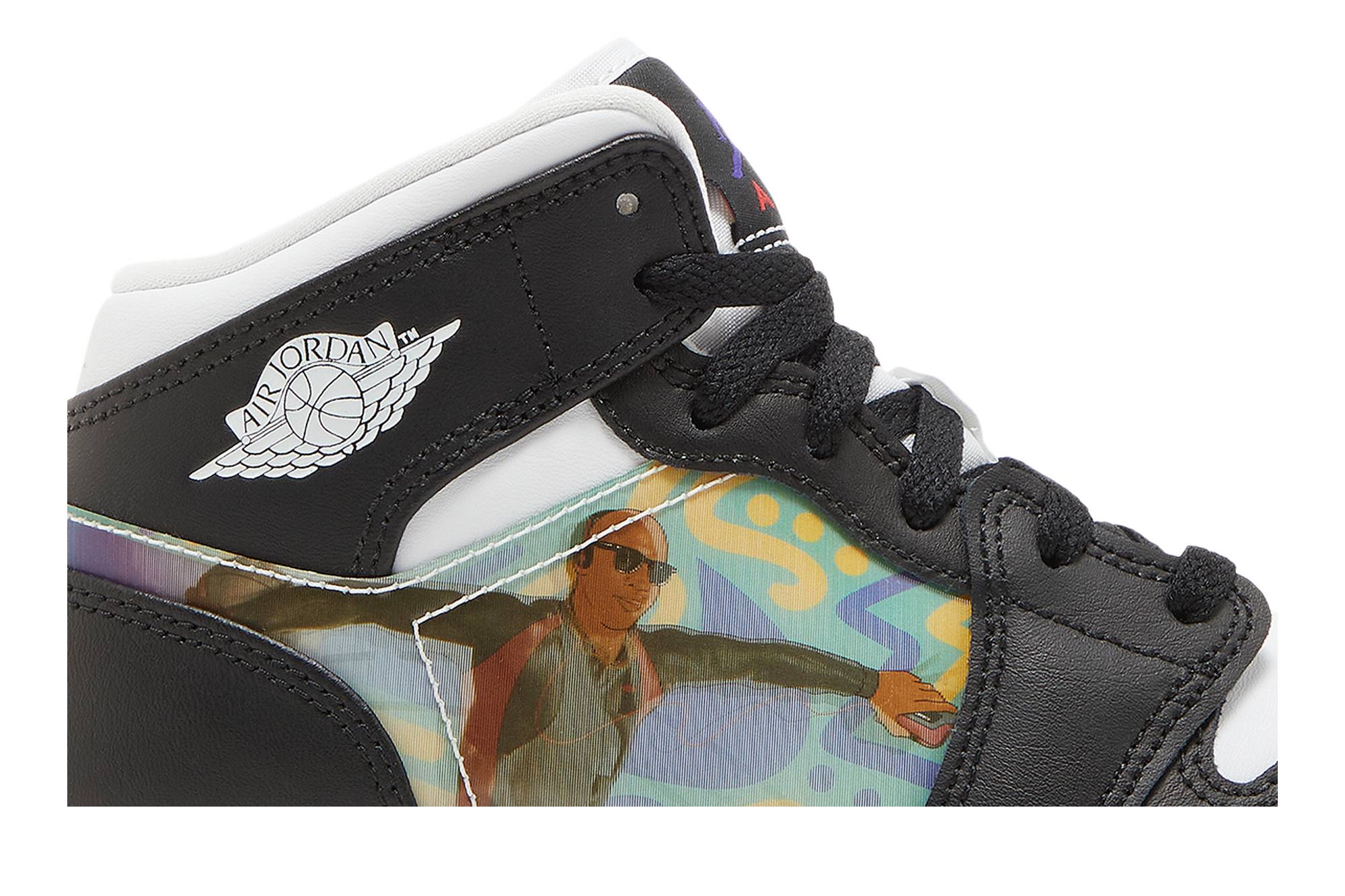 ( Grade School ) Air Jordan 1 Mid Hologram DR9495-001 - Image 2
