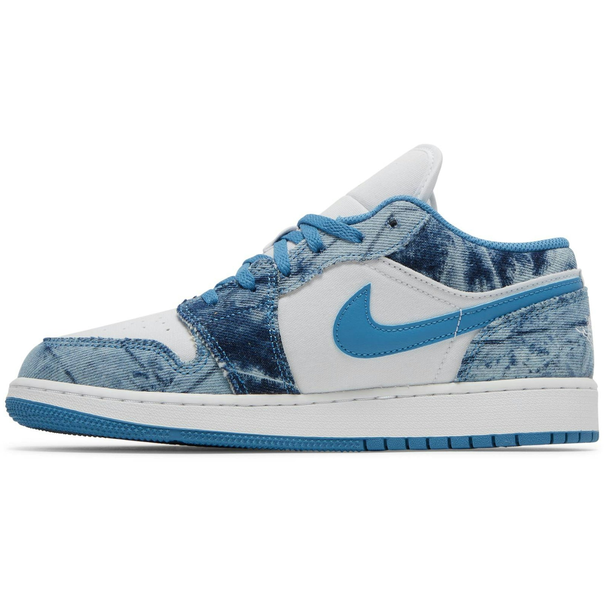 ( Grade School ) Air Jordan 1 Low ‘Washed Denim’ DM8947-100 - Image 3