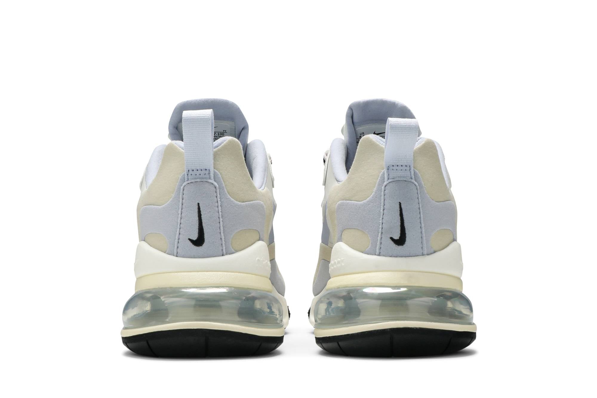 ( Women ) Nike Air Max 270 React White Fossil CT1287-100 - Image 6