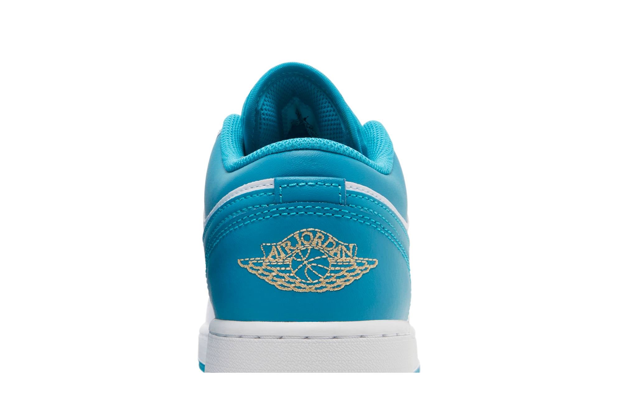 ( Grade School ) Air Jordan 1 Low ‘Aquatone’ 553560-174 - Image 7