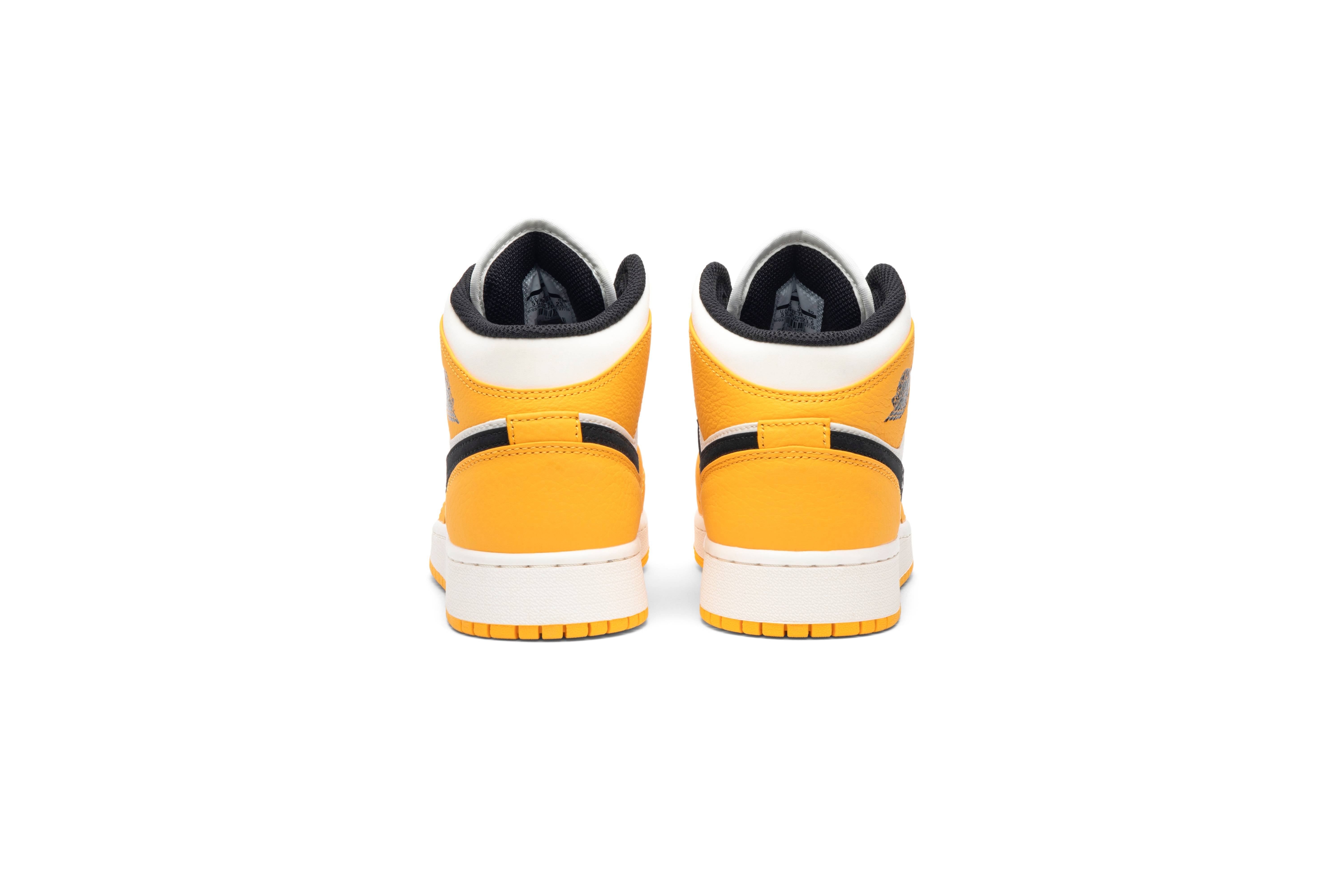 ( Grade School ) Air Jordan 1 Mid Lakers BQ6931-700 - Image 6