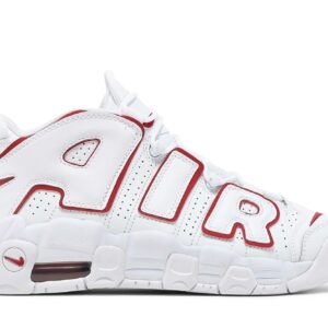 ( Grade School ) Nike Air More Uptempo 2021 White Varsity Red DJ5988-100