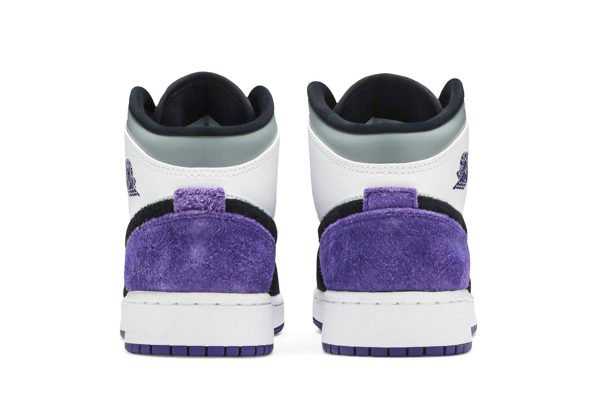 ( Grade School ) Air Jordan 1 Mid SE ‘Varsity Purple’ BQ6931-105 - Image 6