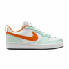 ( Grade School ) Nike Court Borough Low 2 Mint Foam Safety Orange FN3687-181
