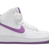 ( Women ) Nike Air Force 1 High White Dark Orchid 334031-112